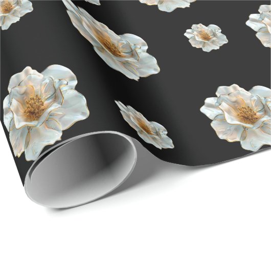 De glazen narcis cadeaupapier (Rol Hoek)