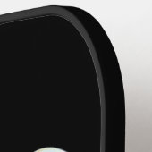 De glazen narcis pickleball paddle (Links Detail)