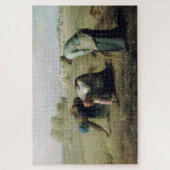 De Gleaners, Jean-Francois Millet Legpuzzel (Verticaal)