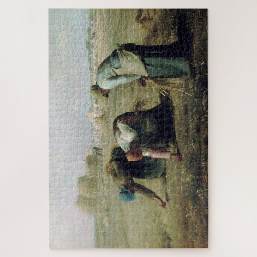 De Gleaners, Jean-Francois Millet Legpuzzel (Verticaal)