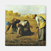 De Gleaners - Jean-Francois Millet Magneet (Voorkant)