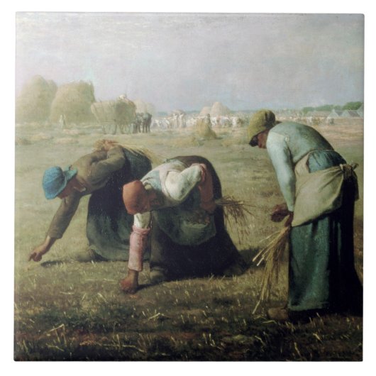 De Gleaners, Jean-Francois Millet Tegeltje (Voorkant)