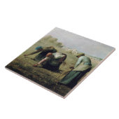 De Gleaners, Jean-Francois Millet Tegeltje (Zijkant)