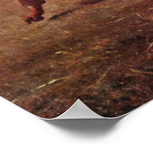 De Gleaners van Jean-Francois Millet Poster (Hoek)