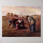 De Gleaners van Jean-Francois Millet Poster (Voorkant)