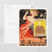 De glimlach 1900 Frankrijk Briefkaart (Voorkant / Achterkant)