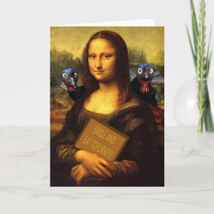 De glimlach en eet Tofurkey Feestdagen Kaart