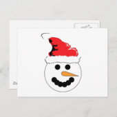 De Glimlach van de sneeuwman Briefkaart (Voorkant / Achterkant)