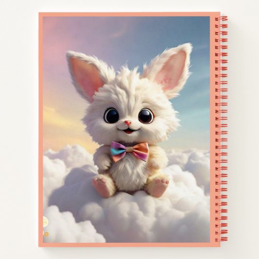 "De glimlach van de wolkenbewoners" Notitieboek (Achterkant)