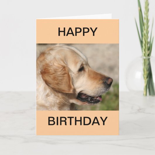 De glimlach van een labrador kaart (Voorkant)