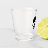 De glimlach van het glas. shot glas (Links)