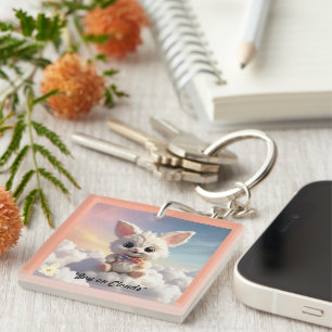 De glimlach van Skywhiskers Sleutelhanger