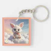 De glimlach van Skywhiskers Sleutelhanger (Achterkant)