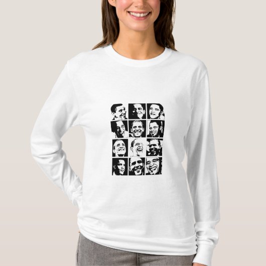 De Glimlachen van Obama T-shirt (Voorkant)