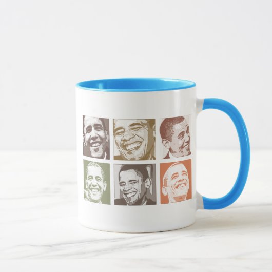 De Glimlachen van Obama van Barack Mok (Rechts)