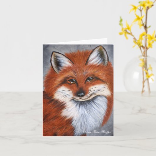 De glimlachende Kaart van de Nota van de Vos (Gele Bloem)