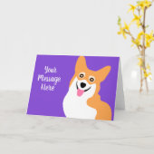 De glimlachende Tekst van de Douane van de Kaart (Gele Bloem)