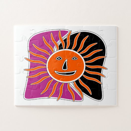 De glimlachende zondebok puzzel (Horizontaal)