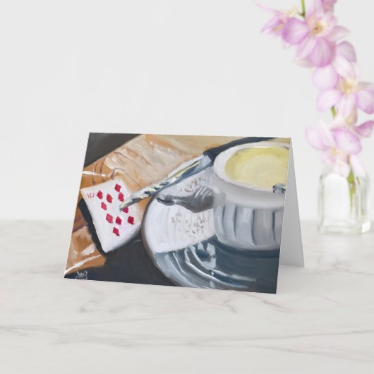 De glimmende getuige kaart (Orchidee)