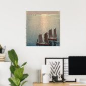 De glinsterende zee. poster (Thuiskantoor)