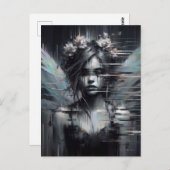 De Glitch Fairy Briefkaart (Voorkant / Achterkant)