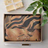 De Glitter Tijger Serie Design #10 Tissuepapier (Geschenk)