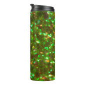 De Glitz glamour glitter groen Thermal Tumbler! Thermosbeker (Geroteerd rechts)