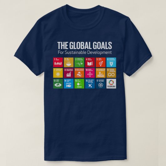 De globale Doelstellingen 17 het Globale Net 2 van T-shirt (Design voorkant)