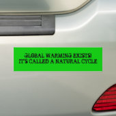 DE GLOBALE WAARSCHUWING BESTAAT! BUMPERSTICKER (Op auto)
