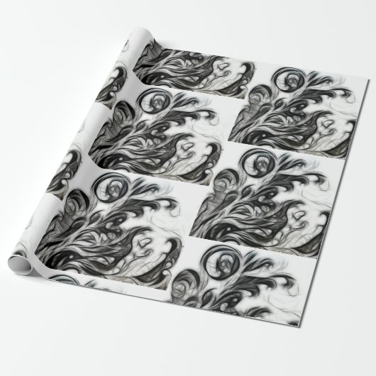 De gloed omkeert cadeaupapier (Uitgerold)