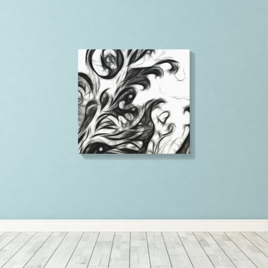 De gloed omkeert canvas afdruk (Insitu (Houten vloer))