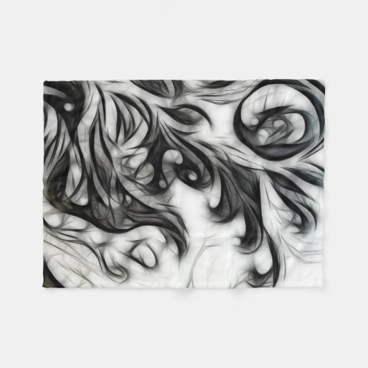 De gloed omkeert fleece deken (Voorkant (Horizontaal))