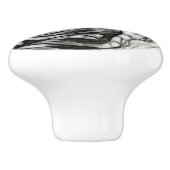 De gloed omkeert keramische knop (Zijkant)