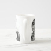 De gloed omkeert porselein kop (Achterkant)