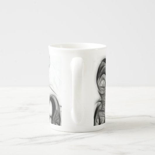 De gloed omkeert porselein kop (Achterkant)