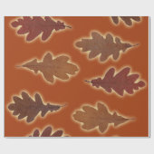 De Gloed van de Bladeren van de herfst op de Kleur Cadeaupapier (Vlak)