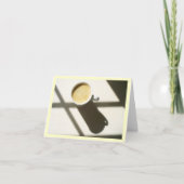 De Gloed van de Koffie van de goedemorgen Bedankkaart (Voorkant)