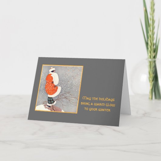 De Gloed van de vakantie Feestdagen Kaart (Voorkant)