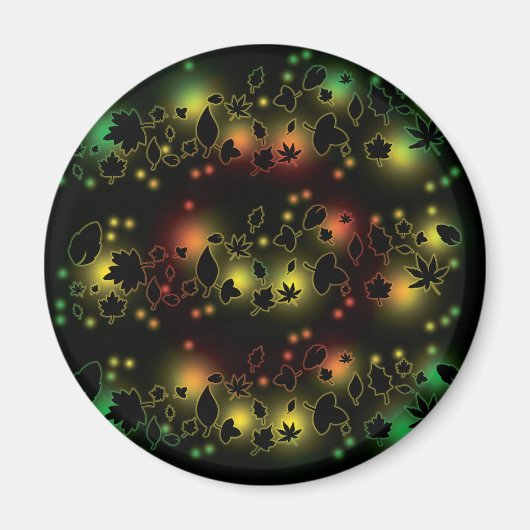 De Gloed van het Gebladerte van de herfst Magneet (Voorkant)