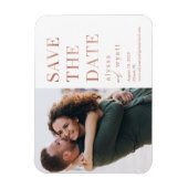 De gloed van het Lavish EDITABLE KLEUR sparen de M Magneet (Verticaal)