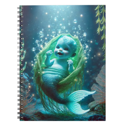 De gloeiende baby merchild notitieboek (Voorkant)