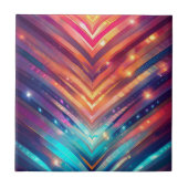 De gloeiende Chevron nummer twee Tegeltje (Voorkant)