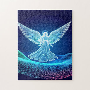 De gloeiende engel legpuzzel