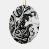 De gloeiende Floral keert Ornament om (Rechts)