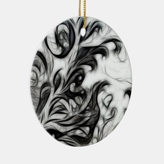 De gloeiende Floral keert Ornament om (Rechts)