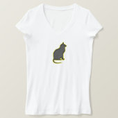 De gloeiende kat - t-shirt (Design voorkant)