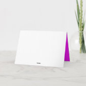 De gloeiende Knuppel Mitzvah van de Bar van de Bedankkaart (Achterkant)