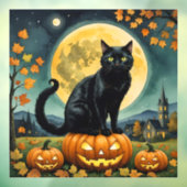 De gloeiende ogen van Halloween Raamsticker (Vel 3)