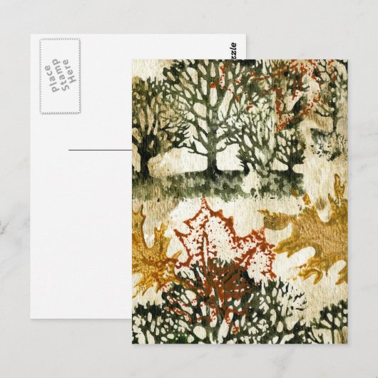 De Glorie van de herfst Briefkaart (Voorkant / Achterkant)