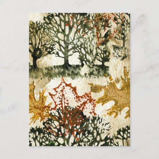 De Glorie van de herfst Briefkaart (Voorkant)